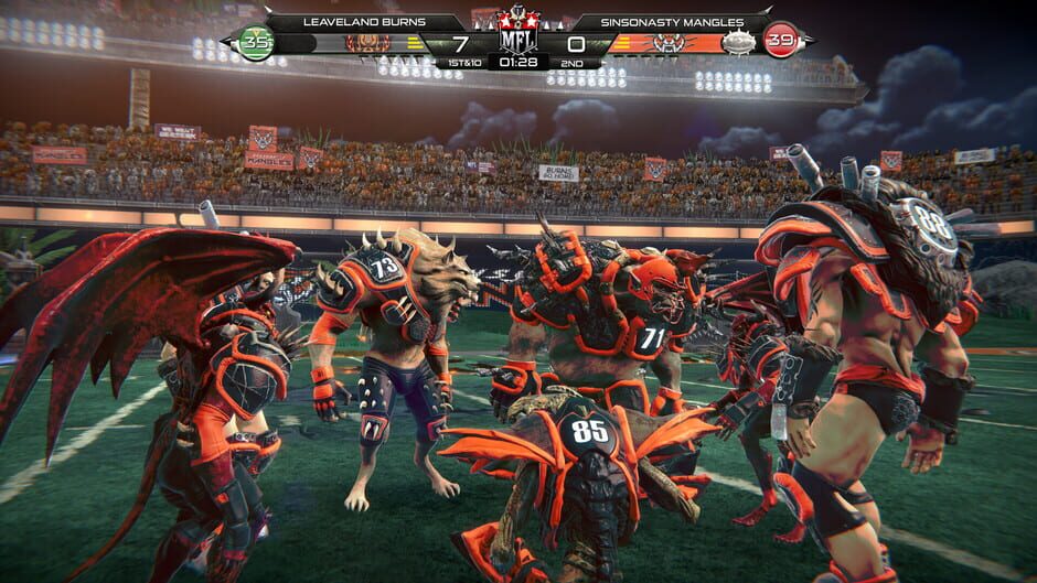 Mutant Football League: Sinsonasty Mangles Screenshot