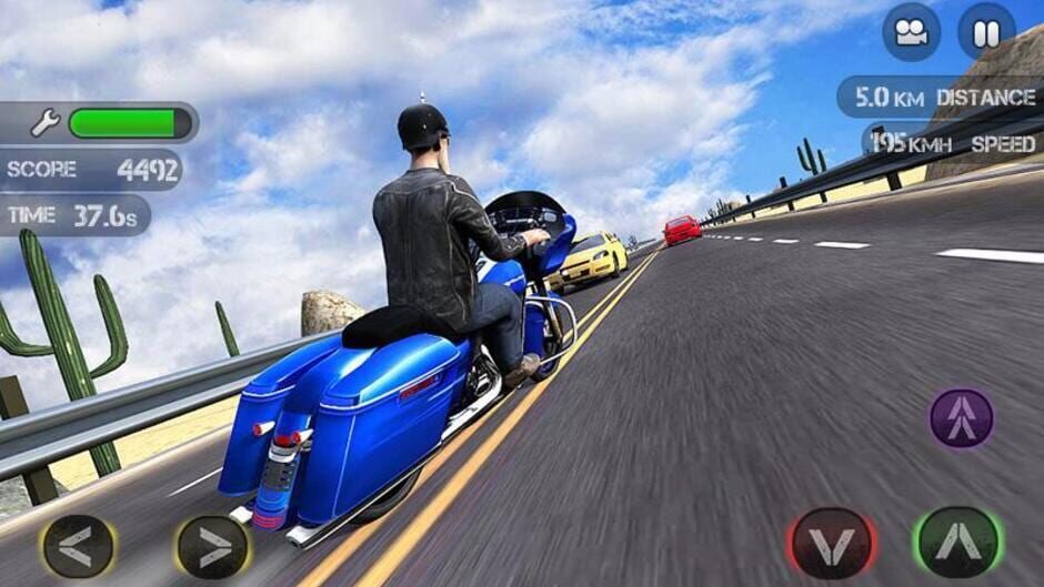 สกรีนช็อตจาก Race the Traffic Moto (รูปที่ 5)