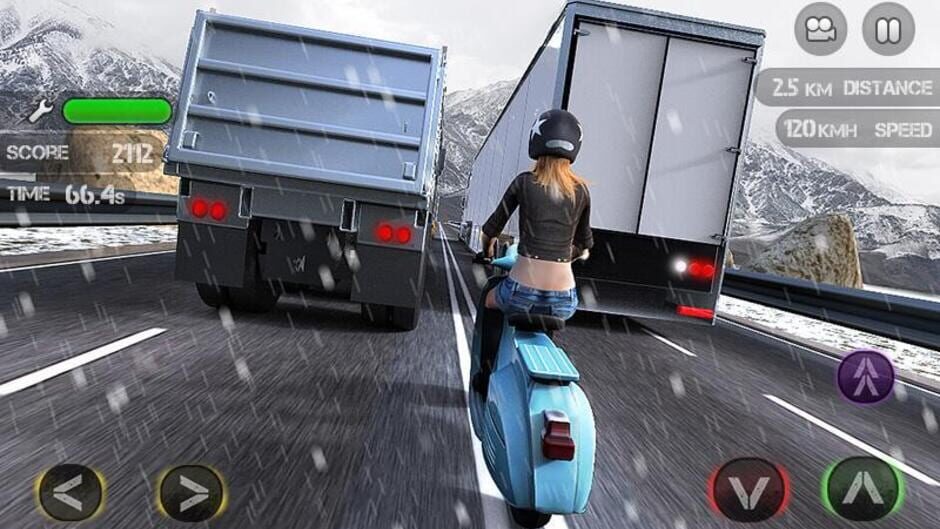 สกรีนช็อตจาก Race the Traffic Moto (รูปที่ 3)