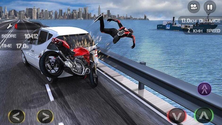 สกรีนช็อตจาก Race the Traffic Moto (รูปที่ 2)