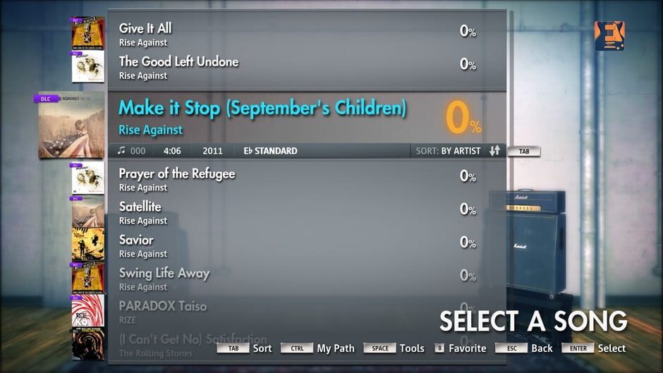 สกรีนช็อตจาก Rocksmith 2014: Rise Against Song Pack (รูปที่ 9)