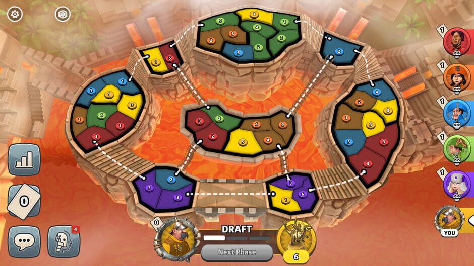 สกรีนช็อตจาก Risk: Global Domination - Dawn of the Dinos Map Pack (รูปที่ 5)