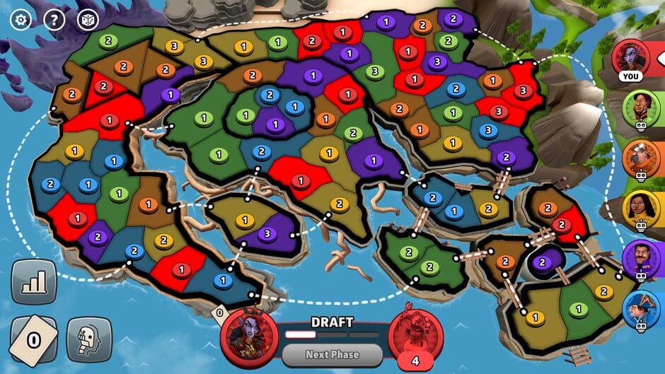 สกรีนช็อตจาก Risk: Global Domination - Enchanted Realms Map Pack (รูปที่ 4)