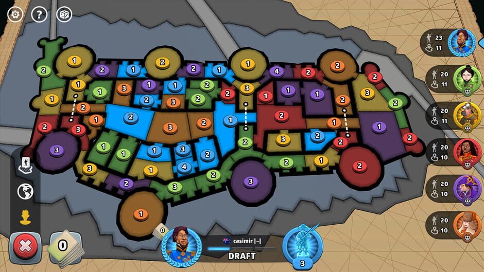 สกรีนช็อตจาก Risk: Global Domination - Strongholds & Castles Map Pack (รูปที่ 6)
