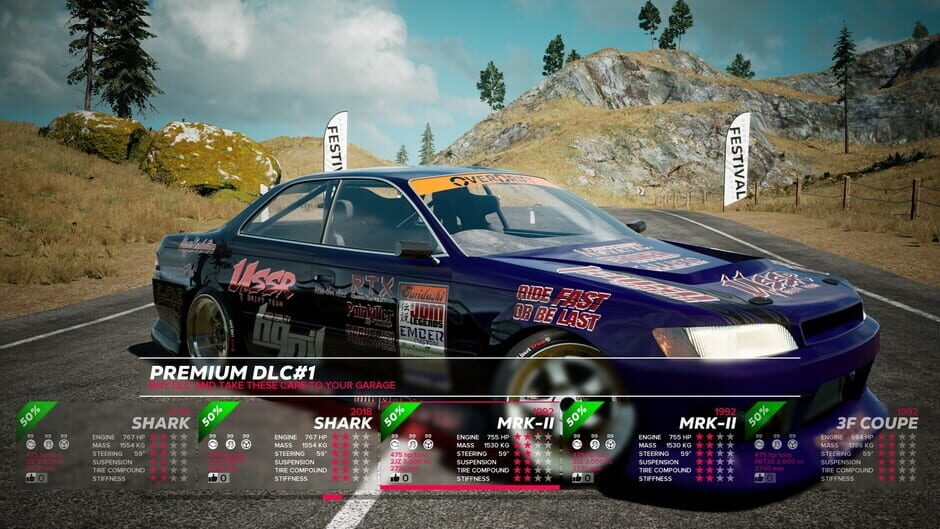 สกรีนช็อตจาก OverDrift Festival: Premium Cars Pack#1 (รูปที่ 24)