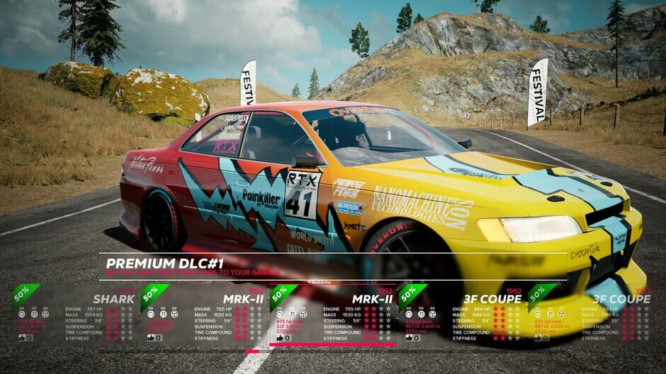 สกรีนช็อตจาก OverDrift Festival: Premium Cars Pack#1 (รูปที่ 10)