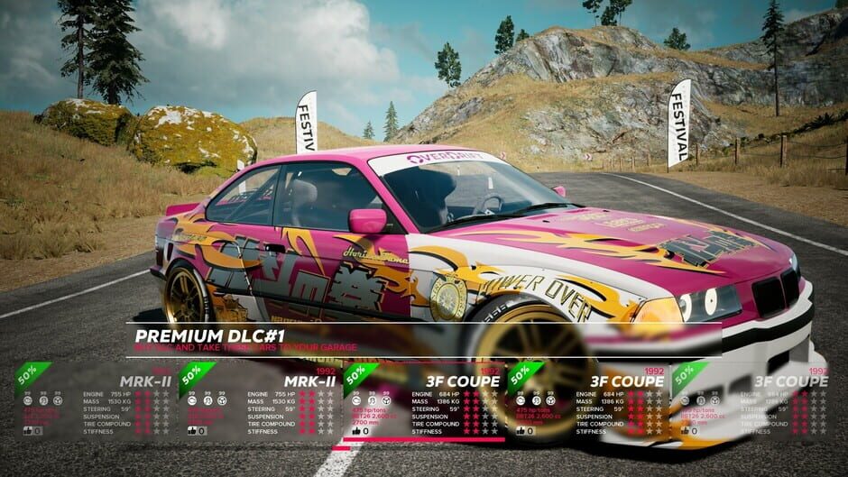 สกรีนช็อตจาก OverDrift Festival: Premium Cars Pack#1 (รูปที่ 25)