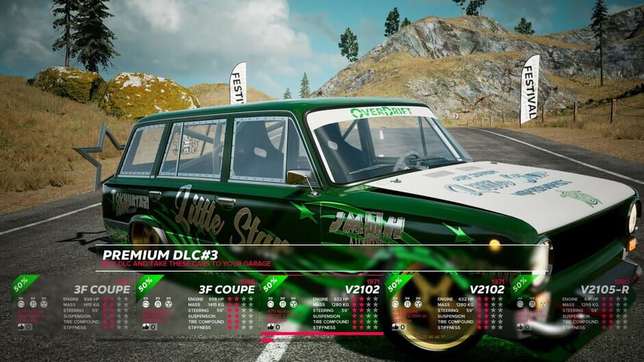 สกรีนช็อตจาก OverDrift Festival: Premium Cars Pack#3 (รูปที่ 10)
