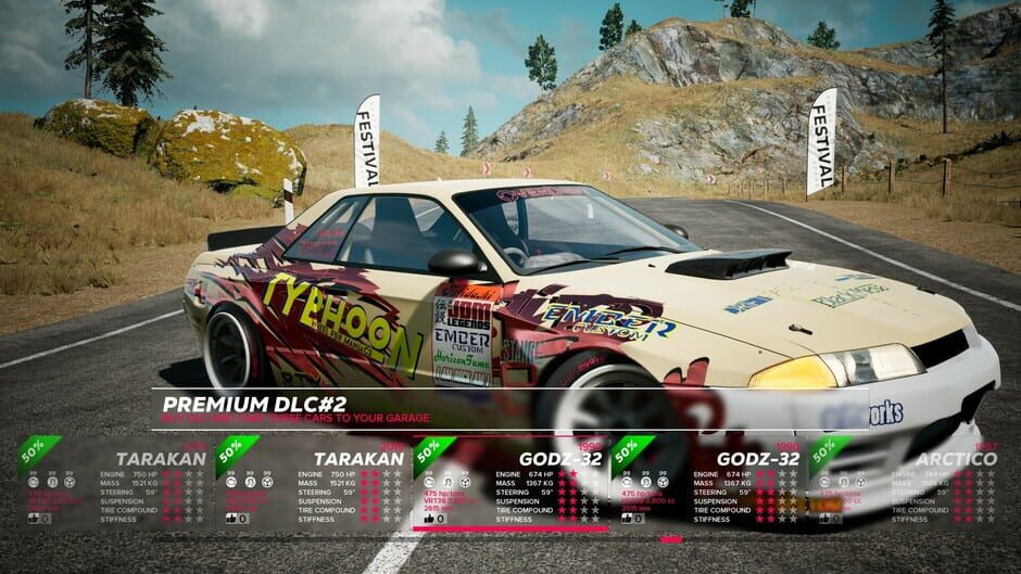 สกรีนช็อตจาก OverDrift Festival: Premium Cars Pack #2 (รูปที่ 13)