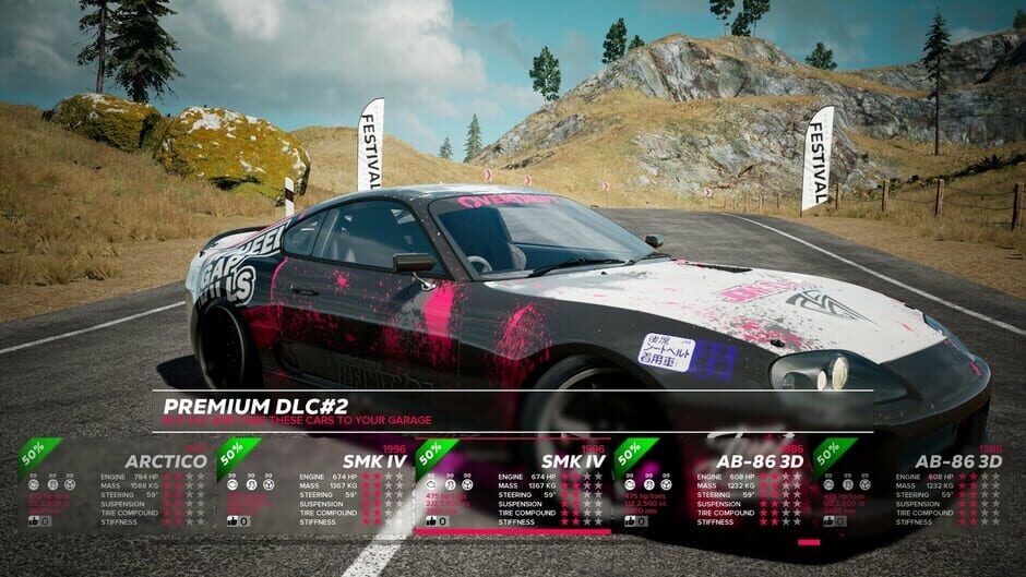 สกรีนช็อตจาก OverDrift Festival: Premium Cars Pack #2 (รูปที่ 18)
