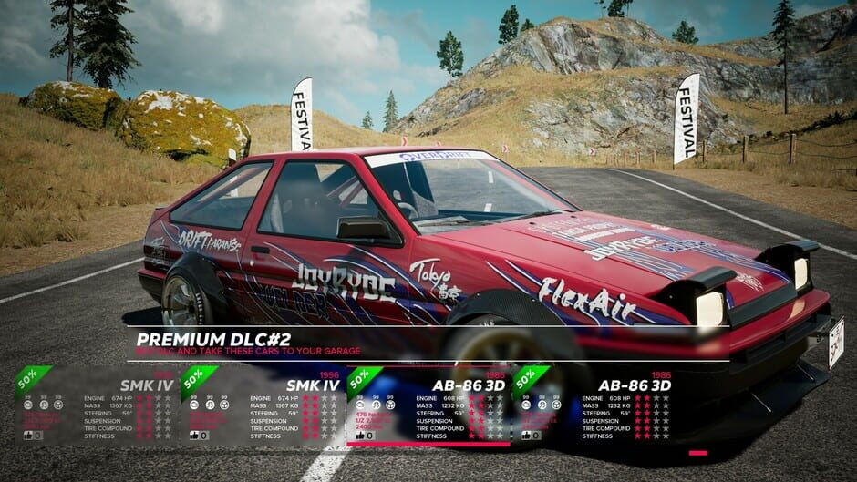 สกรีนช็อตจาก OverDrift Festival: Premium Cars Pack #2 (รูปที่ 17)
