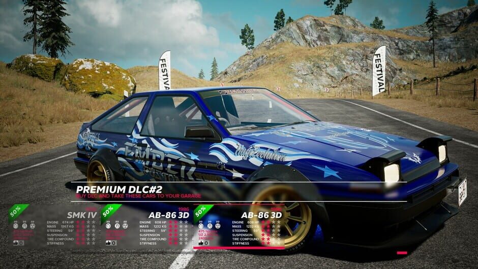 สกรีนช็อตจาก OverDrift Festival: Premium Cars Pack #2 (รูปที่ 16)