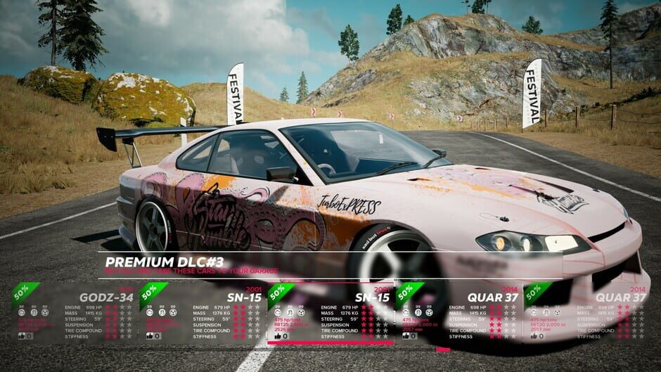 สกรีนช็อตจาก OverDrift Festival: Premium Cars Pack#3 (รูปที่ 17)