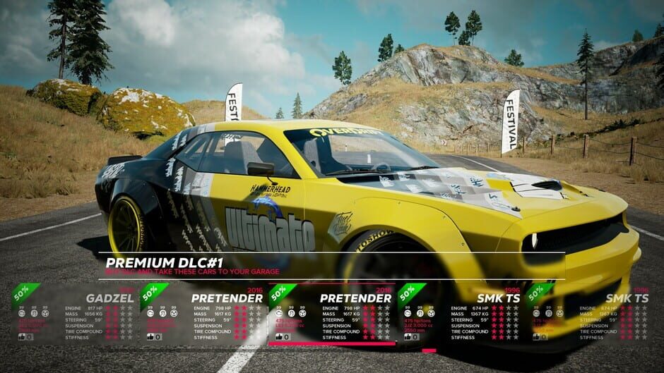 สกรีนช็อตจาก OverDrift Festival: Premium Cars Pack#1 (รูปที่ 15)