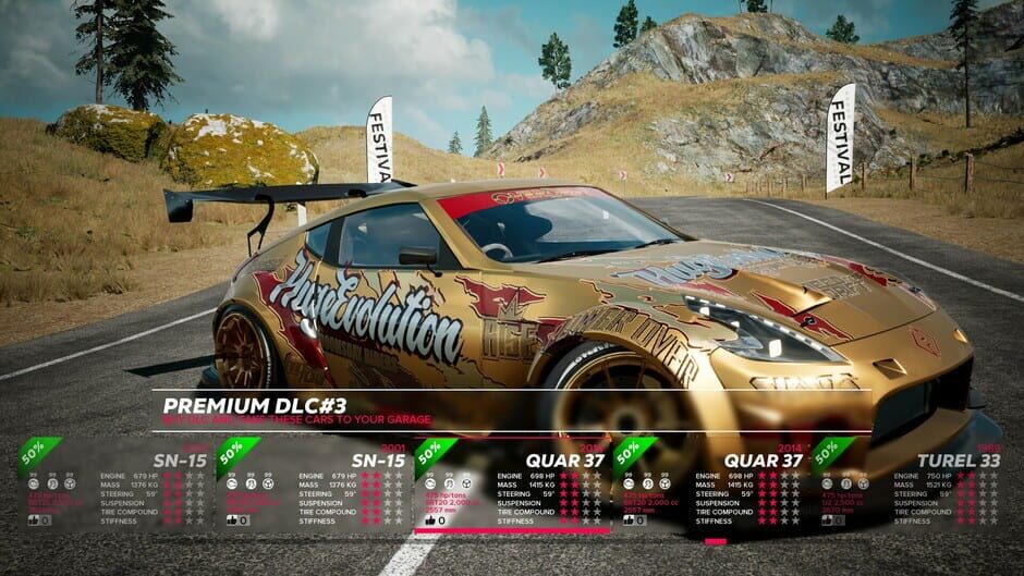 สกรีนช็อตจาก OverDrift Festival: Premium Cars Pack#3 (รูปที่ 19)