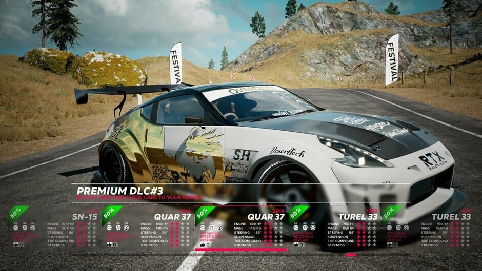 สกรีนช็อตจาก OverDrift Festival: Premium Cars Pack#3 (รูปที่ 22)