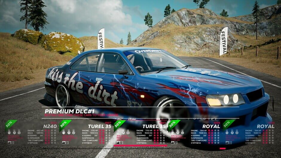 สกรีนช็อตจาก OverDrift Festival: Premium Cars Pack#1 (รูปที่ 19)