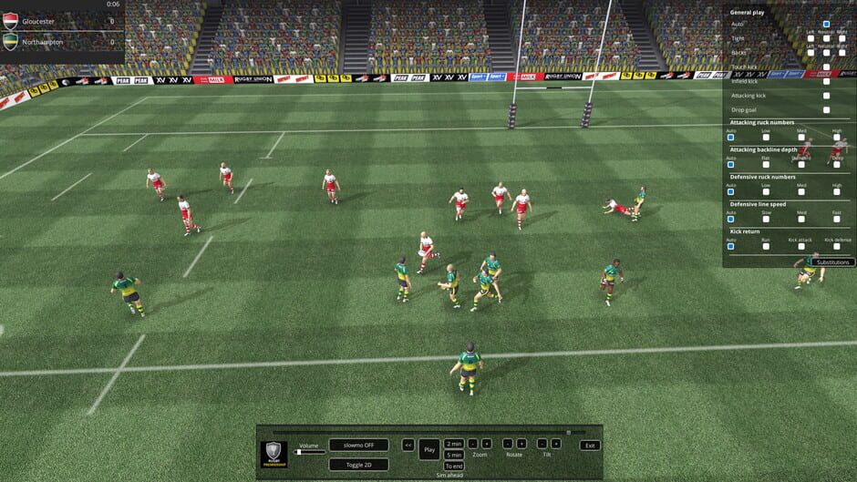 สกรีนช็อตจาก National Rugby Manager: European Rugby Pack (รูปที่ 3)