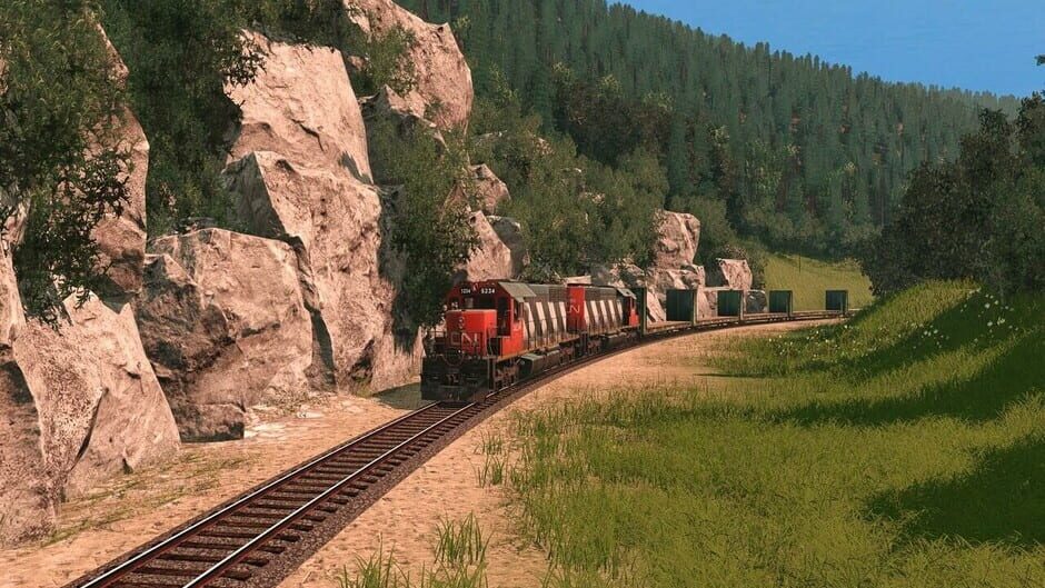 สกรีนช็อตจาก Trainz Railroad Simulator 2019: USA Route - Far Northern Mountains (รูปที่ 10)