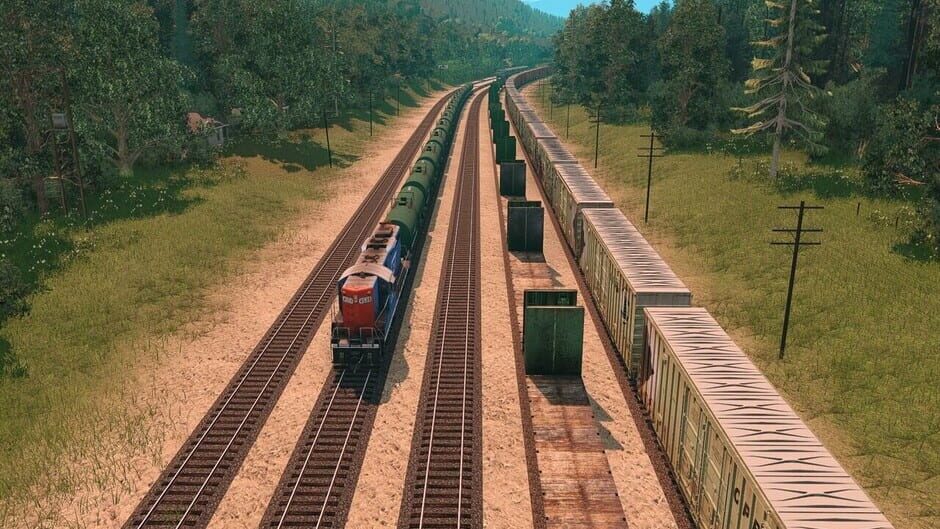 สกรีนช็อตจาก Trainz Railroad Simulator 2019: USA Route - Far Northern Mountains (รูปที่ 15)