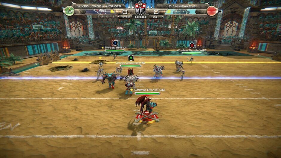 สกรีนช็อตจาก Mutant Football League: Diami Krakens (รูปที่ 9)