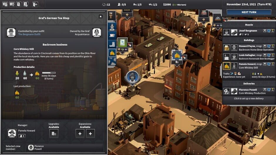 City of Gangsters: Bourbon Bootlegging Screenshot