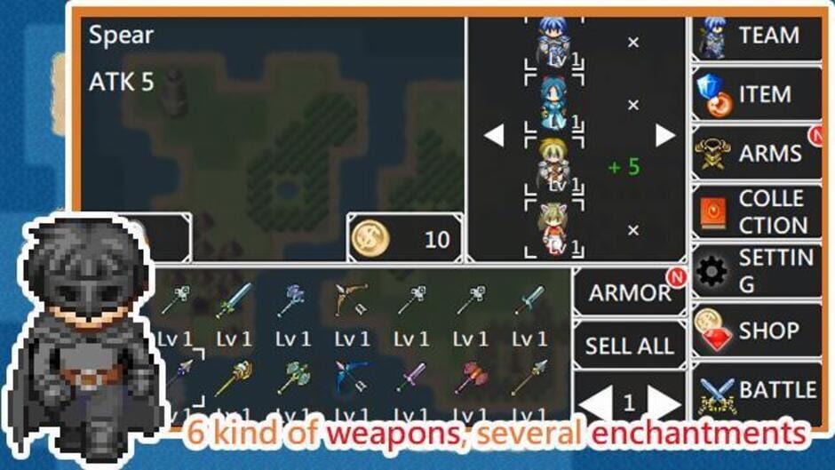 สกรีนช็อตจาก Unlimited Skills Hero (รูปที่ 4)
