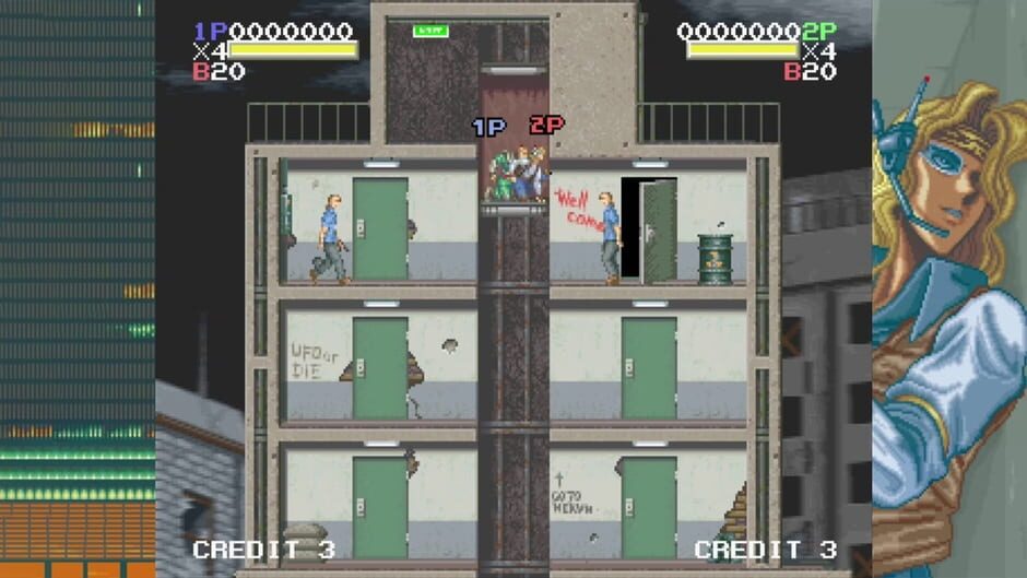 Elevator Action: Returns - S-Tribute Screenshot