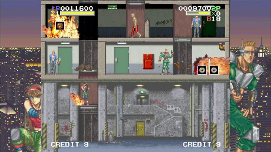 Elevator Action: Returns - S-Tribute Screenshot