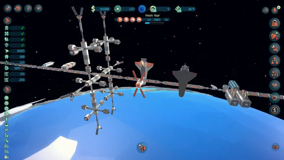 Screenshot de Space Station Designer