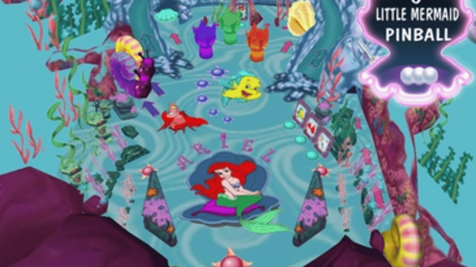 The Little Mermaid Pinball Screenshot