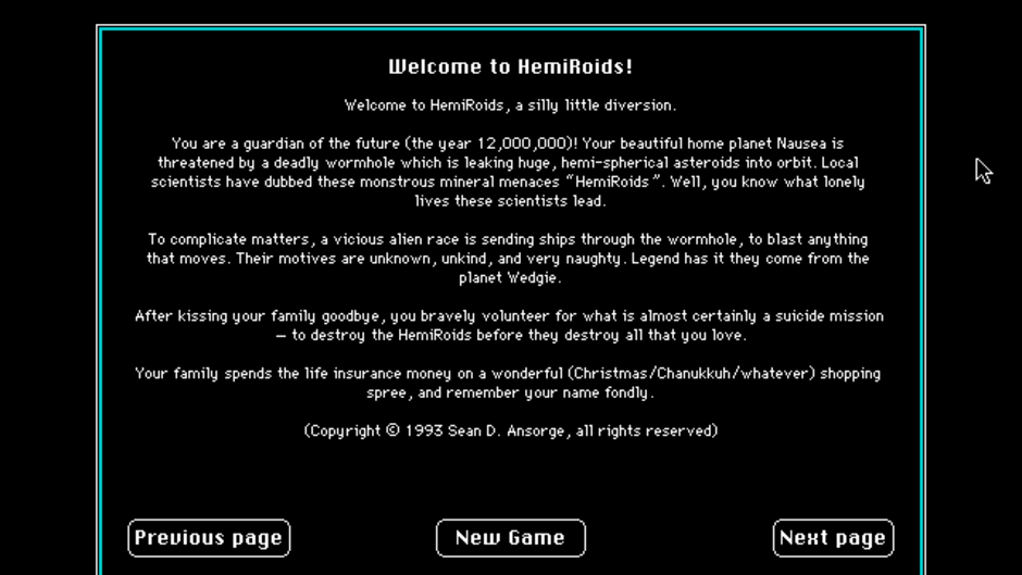 HemiRoids Screenshot