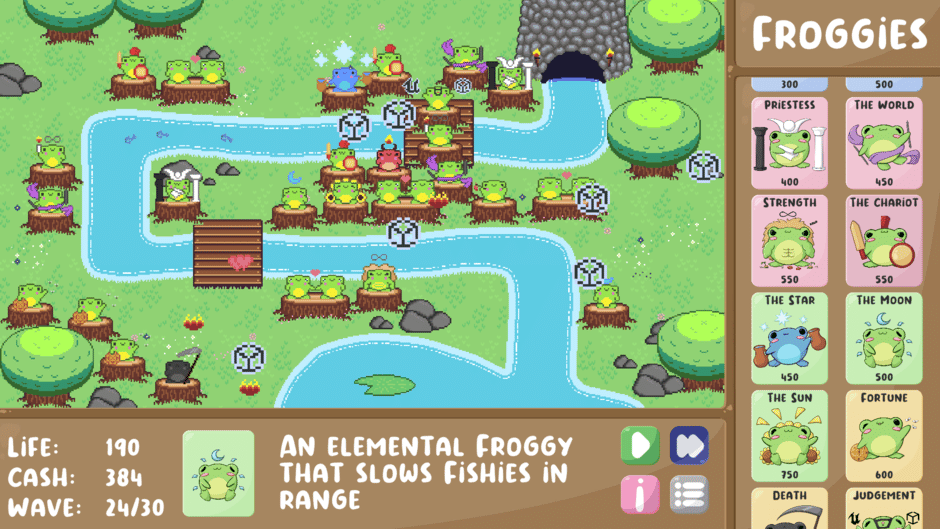 Ninja Froggies Screenshot