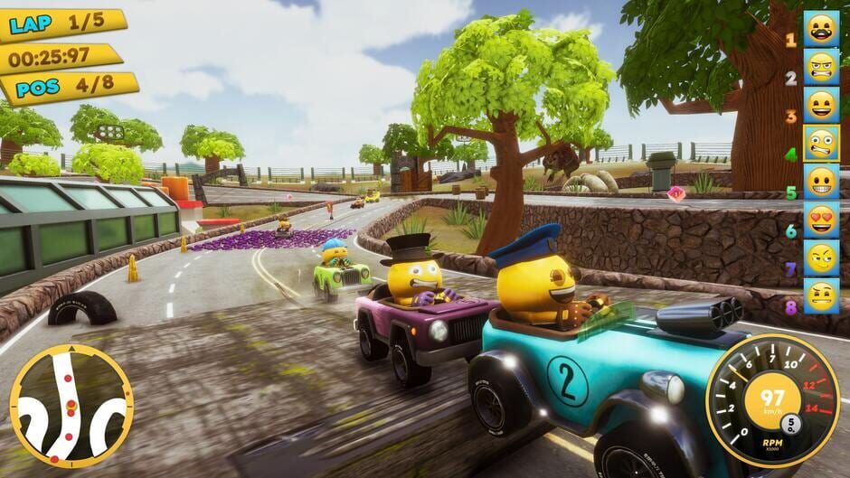 Emoji Kart Racer Screenshot