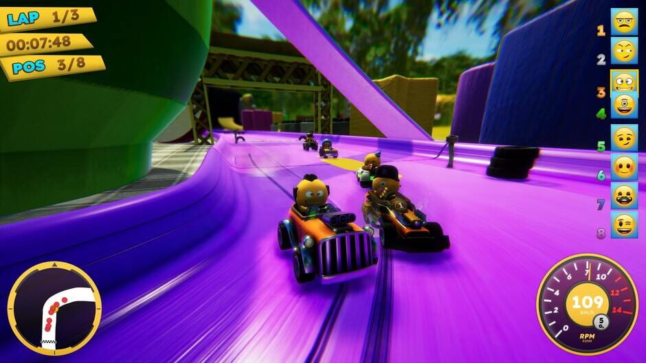 Emoji Kart Racer Screenshot