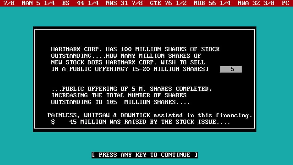 Wall Street Raider screenshot