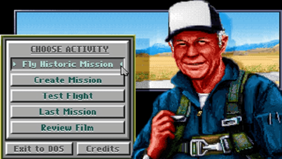 Chuck Yeager's Air Combat Screenshot