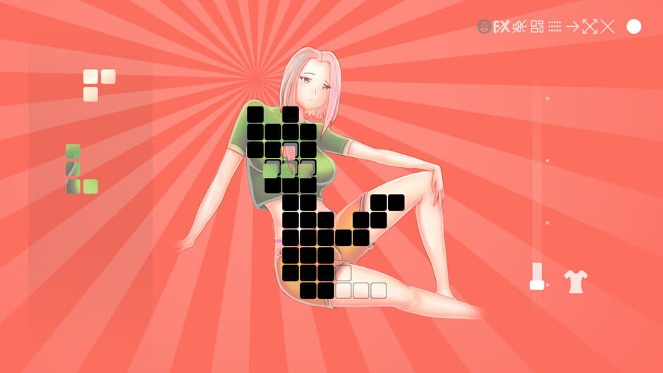 Topless Hentai Mosaic Screenshot