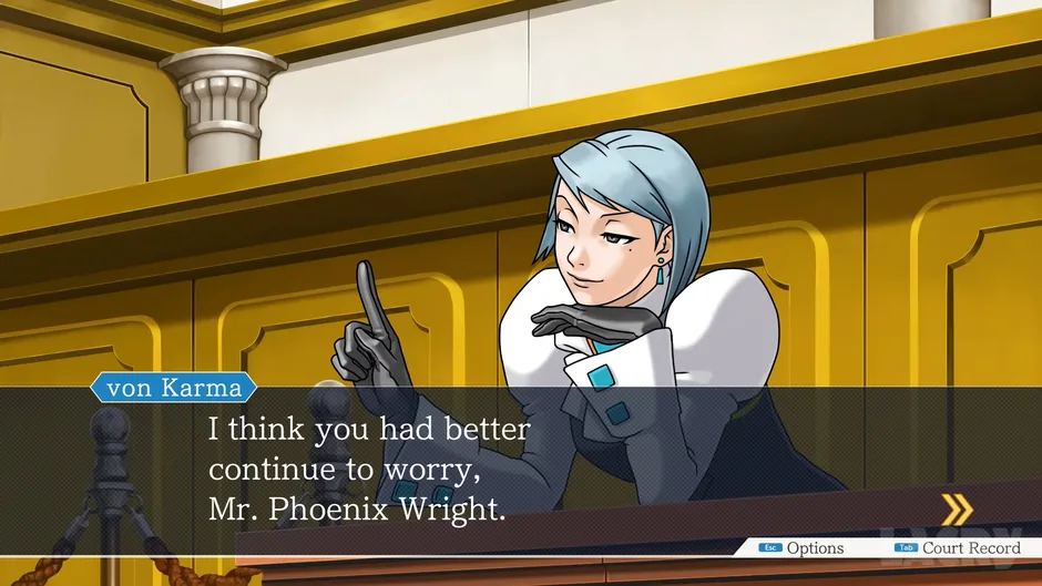 Phoenix Wright: Ace Attorney - Justice For All, captura de tela 1