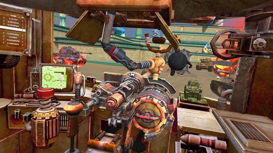 สกรีนช็อตจาก World War Toons: Tank Arena VR (รูปที่ 3)
