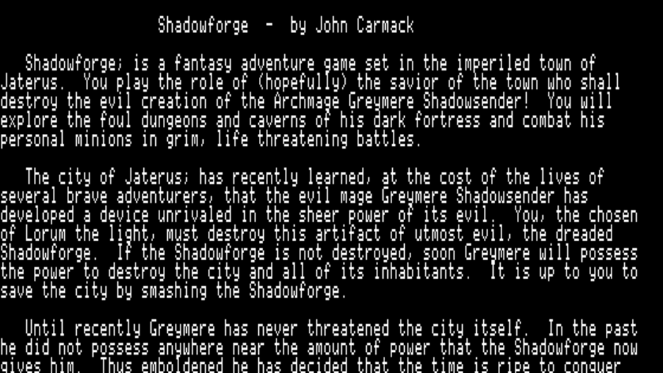 Shadowforge Screenshot
