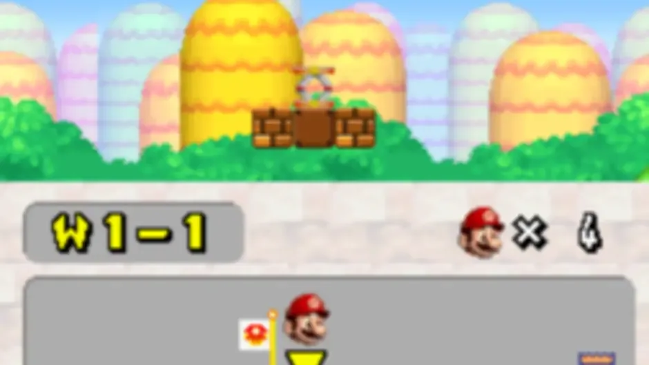 Кадър от New Super Mario Bros. Wii DS