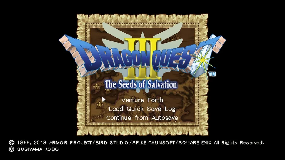 Dragon Quest III: The Seeds of Salvation, captura de tela 1