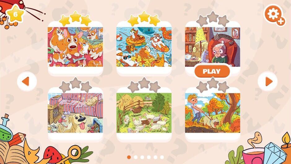 สกรีนช็อตจาก Snug Finder & Puzzles (รูปที่ 2)