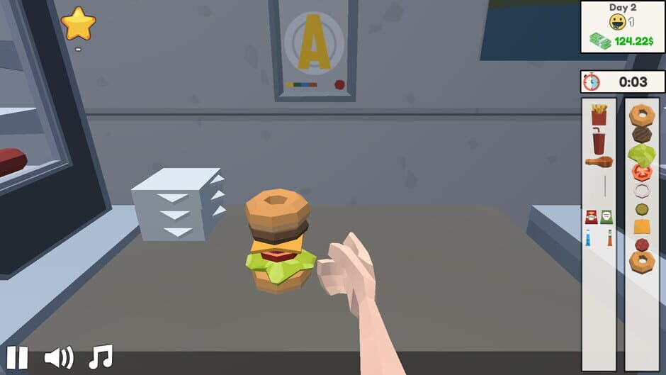 Fast Burger Simulator Screenshot