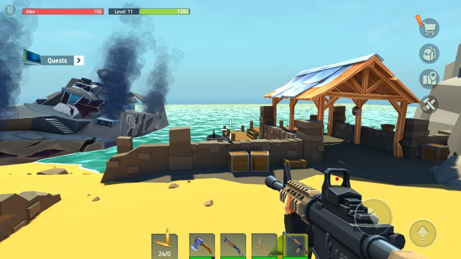 สกรีนช็อตจาก Tegra: Post Apocalypse Survival (รูปที่ 2)