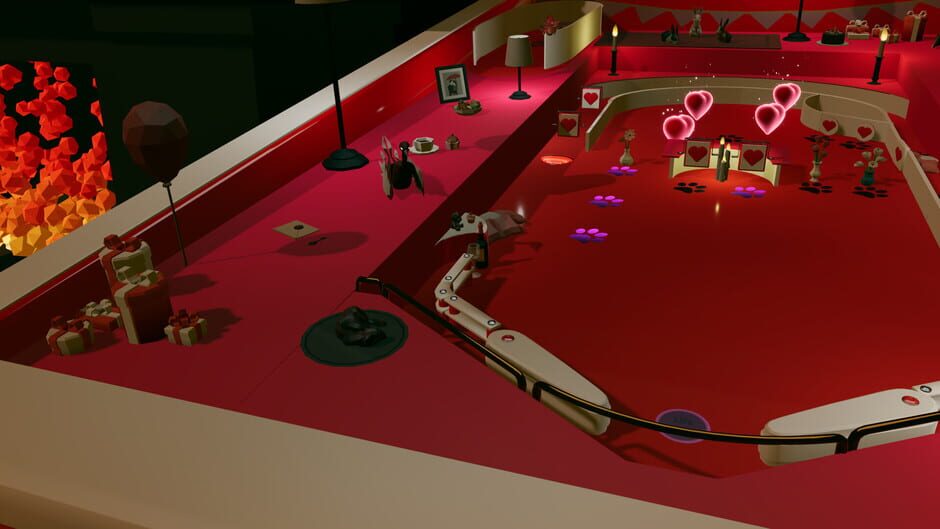 สกรีนช็อตจาก Roxy Raccoon's Pinball Panic: Vibrant Valentine (รูปที่ 2)