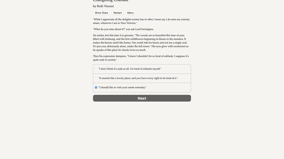 Changeling Charade Screenshot