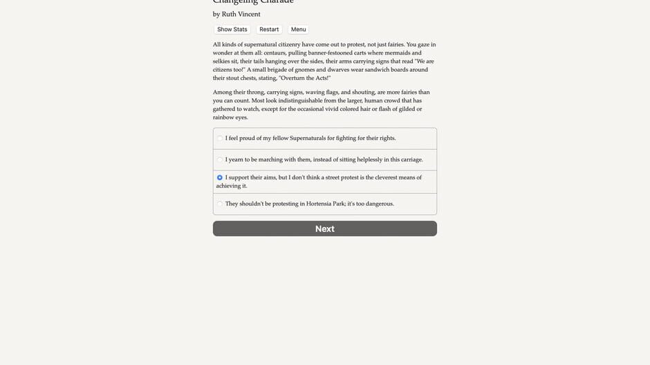 Changeling Charade Screenshot