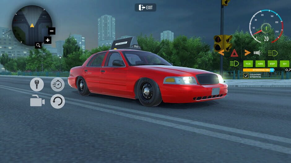 สกรีนช็อตจาก Taxi Driver Simulator: Car Parking (รูปที่ 2)